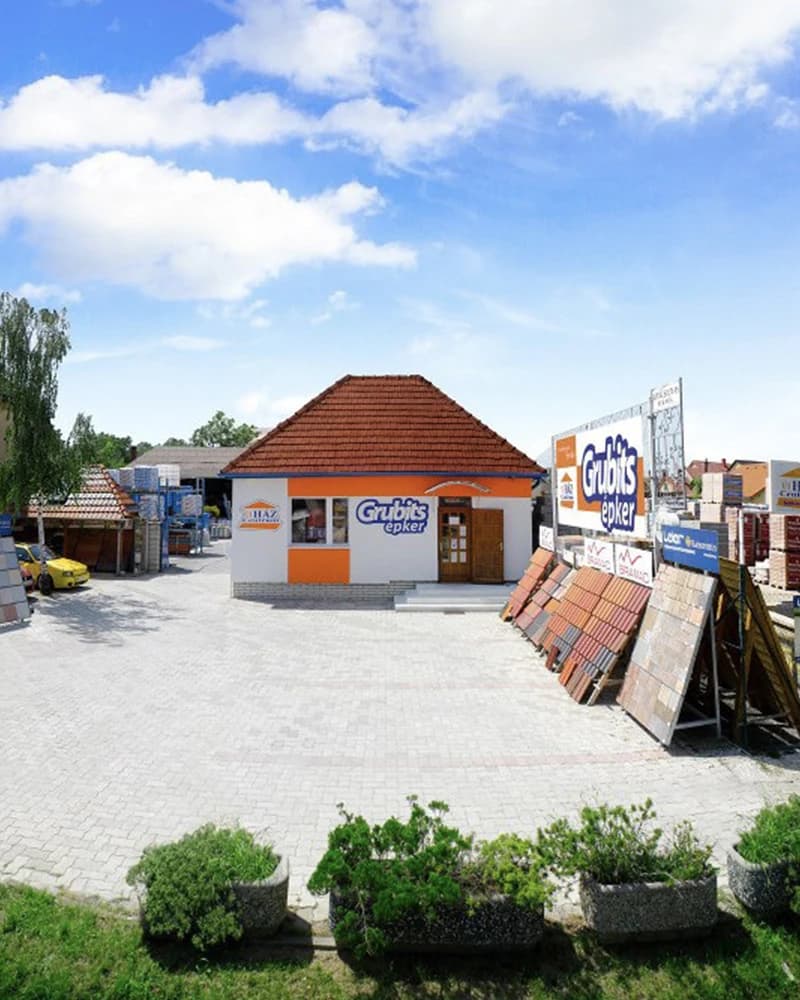 Grubits Építőanyag Kereskedés bolt és raktár